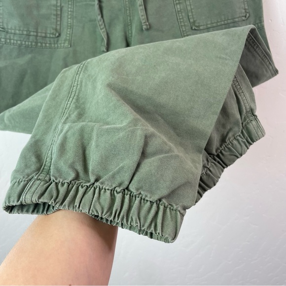 Aerie 2022 Double Pocket Utility Jogger Pants in Olive Army Green Size Large - Picture 8 of 16